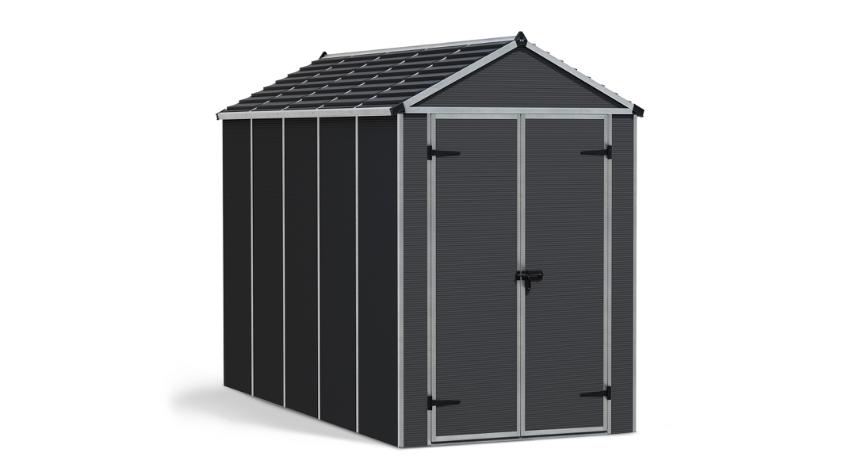 Skjul, Rubicon 7,0 m2, mörkgrå