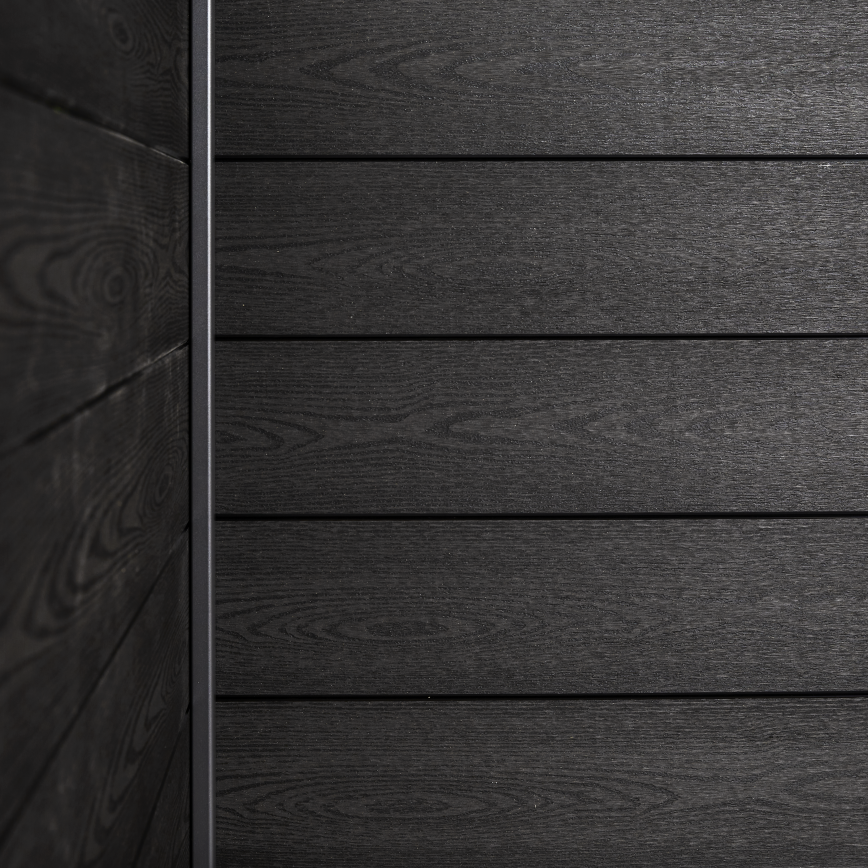 Komposit sopkärlsskjul, trälook, Pisa, 1210 x 1880 x 950 