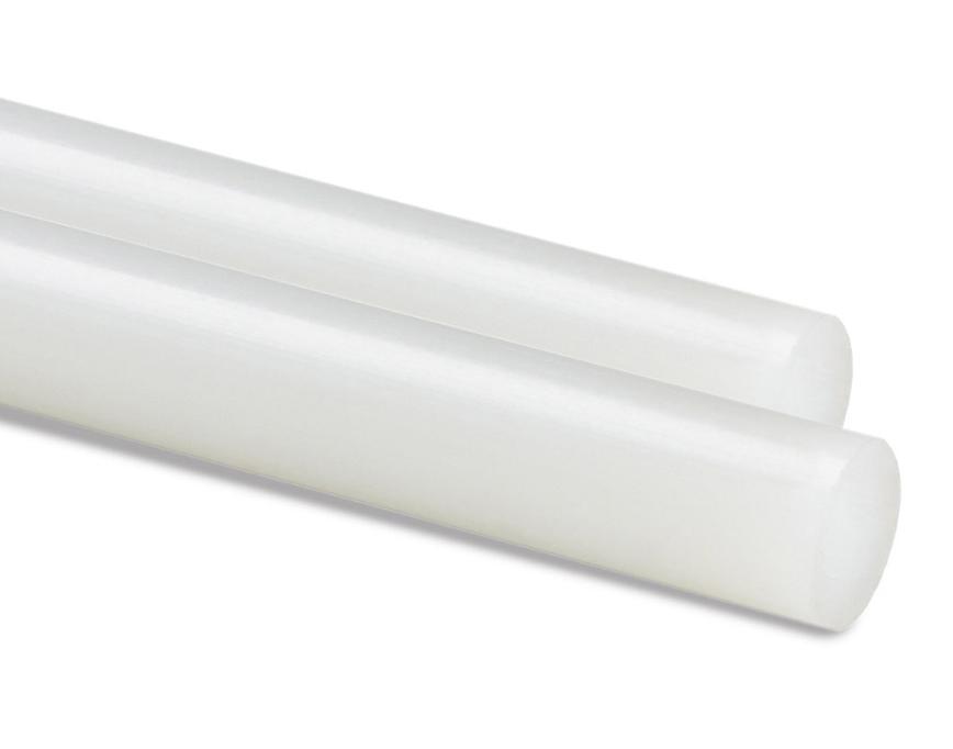 PA 6 Extruderet Stång, Natur, Ø 6mm, Längd 3000mm