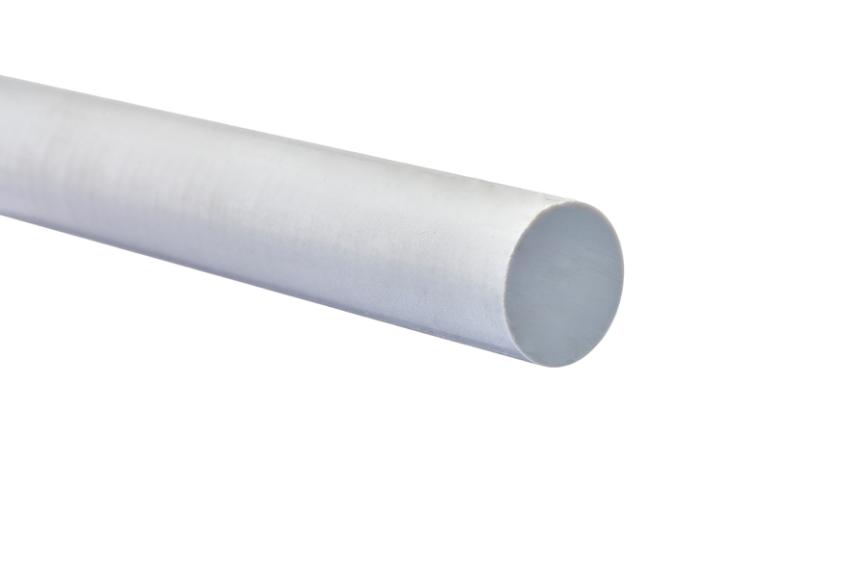 PET LF Stång, Ljus Grå, Ø 60mm, Längd 3000mm 