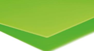 PLEXIGLAS® GS, Grön Translucent LT 12%, 3050mm x 2030mm x 3,0mm