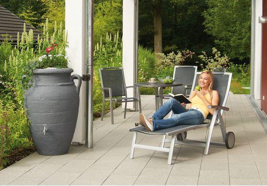 ANTIQUE REGNVATTENTANK MÖRK GRANIT 360 L