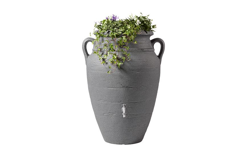 ANTIQUE REGNVATTENTANK MÖRK GRANIT 360 L