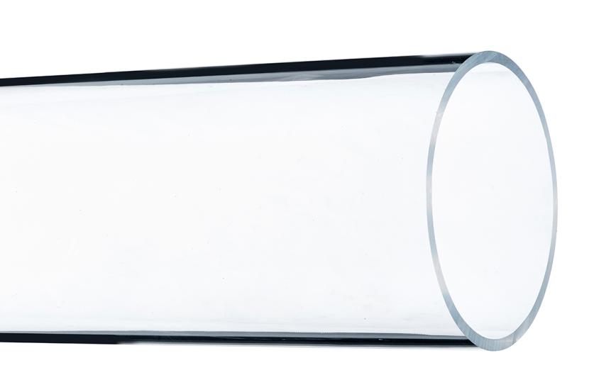 PLEXIGLAS® XT, Klar, utvändig Ø 30 mm, invändig Ø 20 mm, Längd 2000 mm