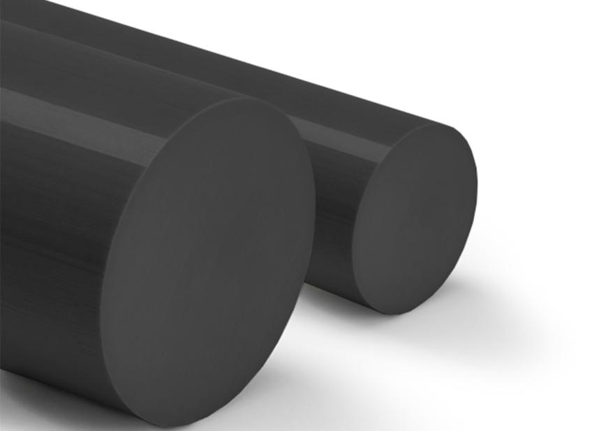 PE HD 1000 Stång, Svart, Ø 90 mm, längd 1000mm