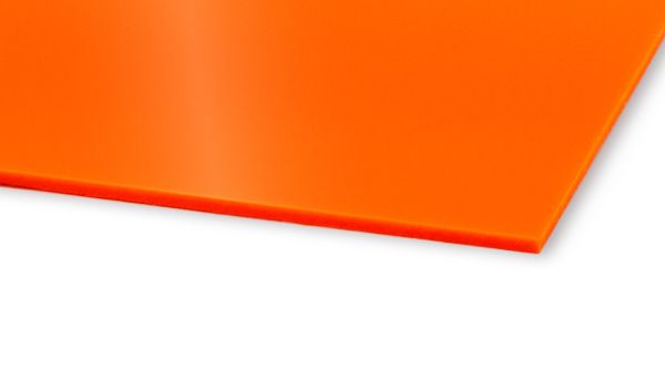 PLEXIGLAS® GS, Orange Translucent LT 6%, 3050mm x 2030mm x 3,0mm - 