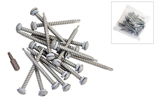 Skruv 5,5x90mm, 50 st. per påse - 