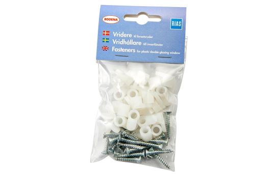 Nylonvridere m/skruer - 