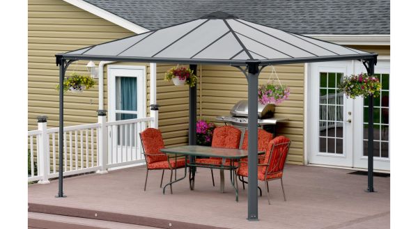 Paviljong, Palermo 3600, antracitgrå - 