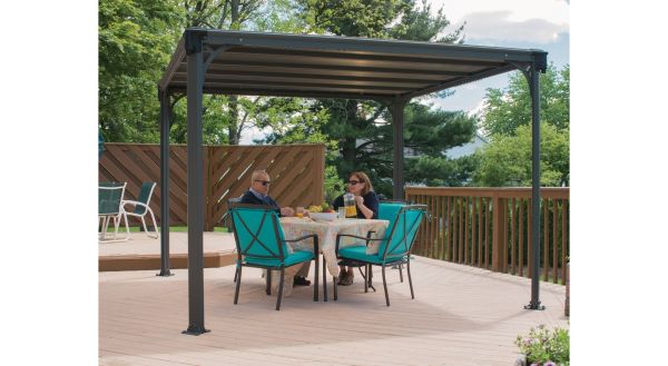 Paviljong, Milano 3000, antracitgrå - 