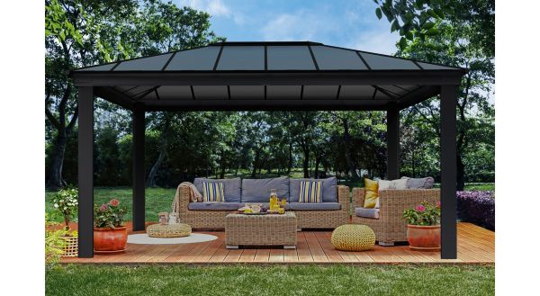 Paviljong, Dallas 4900, antracitgrå - 