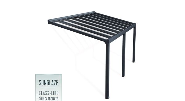 Terrasstak, Stockholm 3,4 x 5,9 m, Antracitgrå - 