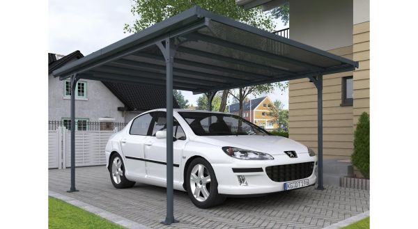 Carport, Verona 5000, Antracitgrå - 