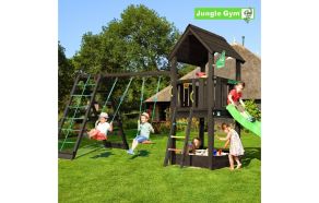 Lektorn Club, inkl. Climb modul, rutschkana, grundm&aring;lad svart