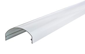 Vit alu-t&auml;ckprofil 32,5 - 45&deg; 6000 mm