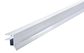 Alu dropplistprofil, f&ouml;r framkant av 10 mm. Termotak skivor