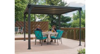 Paviljong, Milano 3000, antracitgr&aring;