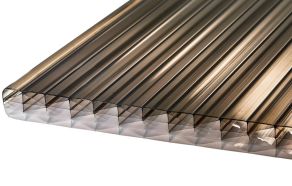 RIATHERM kanalplast. 25 mm X-Struktur Brons/opalvt - Bredd 2100