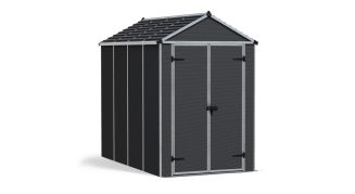 Skjul, Rubicon 5,6 m2, m&ouml;rkgr&aring;