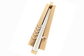 RODENA Plast h&auml;ngr&auml;nna f&ouml;rl&auml;ngningssats Vit