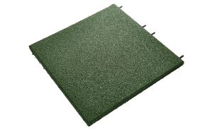 UniSoft, Gummiplatta, Gr&ouml;n, 500mm x 500mm x 30,0mm